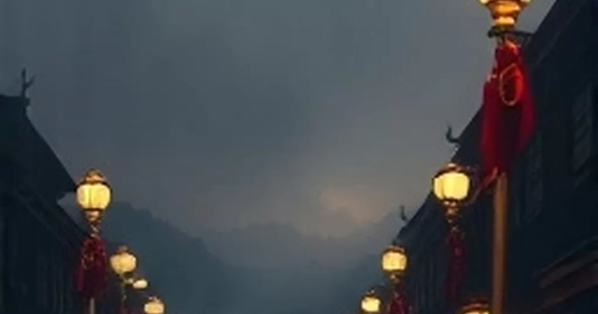 《雾港长夜》雨夜码头主视觉，霓虹映在积水里